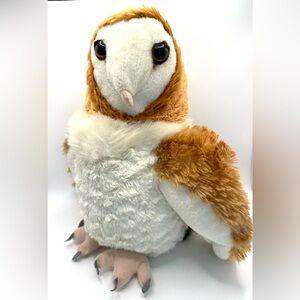 Wild Republic Barn Own, Cuddlekins, Stuffed Animal, 12”, Gift for Kids